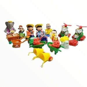 Vintage Lot of toys Babar Peanuts cars and more